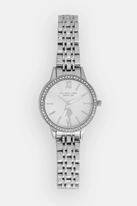 U.S. Polo Assn. ceas FAITH femei, culoarea argintiu, USP5967WH