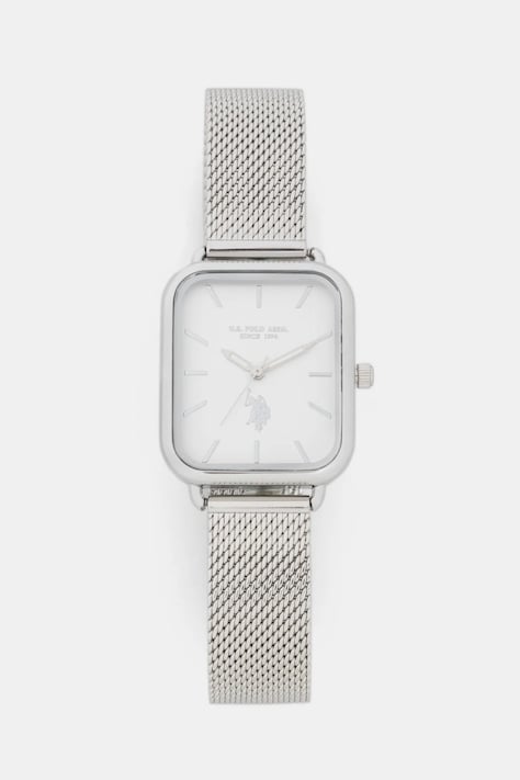 Ura U.S. Polo Assn. SYLVIE ženska, srebrna barva, USP8332ST