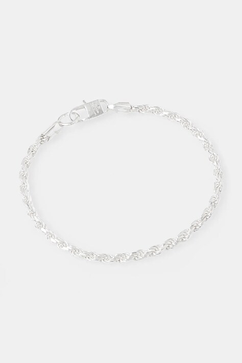 HATTON LABS bransoletka srebrna Twisted Rope Bracelet M HL.W4.351.SL