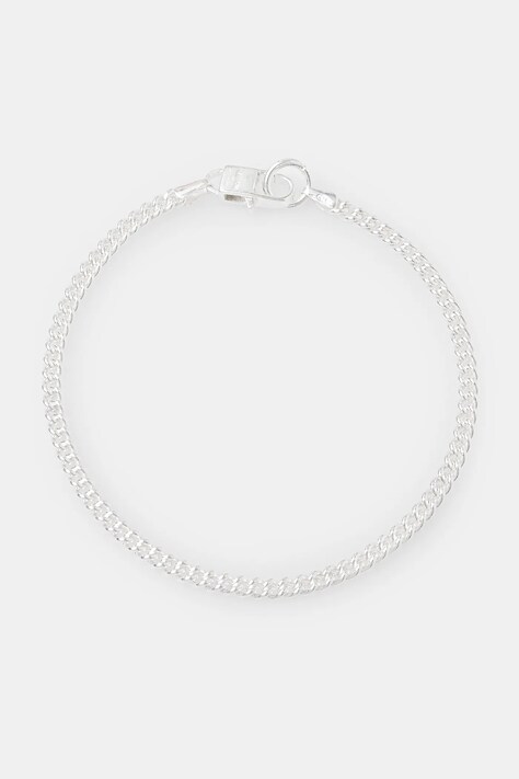 HATTON LABS bransoletka srebrna Round Curb Bracelet M HL.W4.353.SL