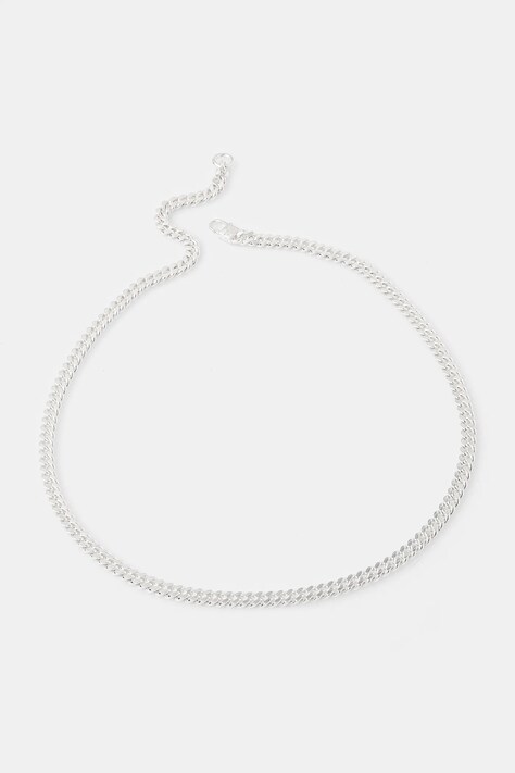 HATTON LABS naszyjnik srebrny Classic Cuban Chain M HL.W4.384.SL
