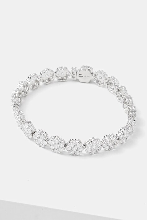 HATTON LABS bracciale in argento Daisy Tennis Bracelet S HL.W4.850.01