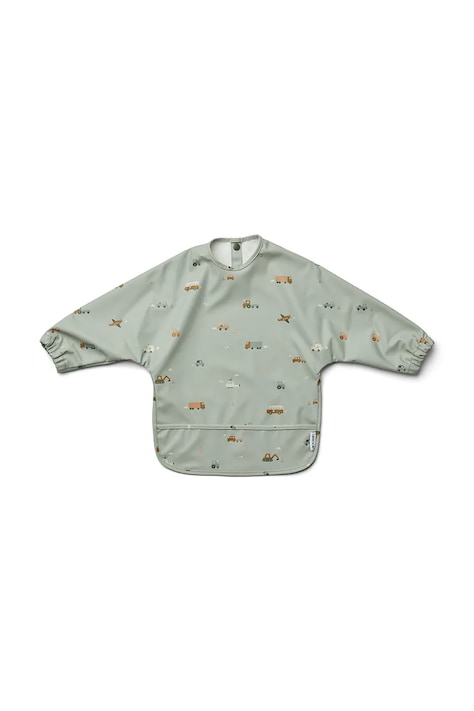 Liewood śliniak dziecięcy Merle Printed Cape Bib zielony LW14782