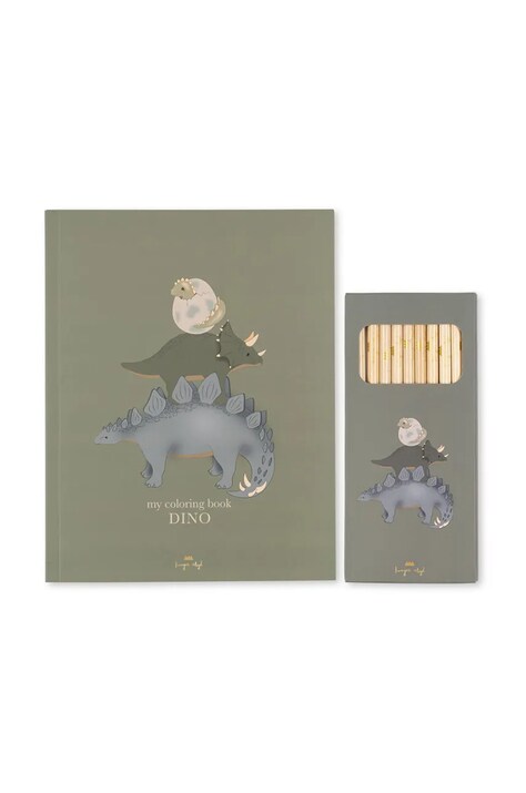Книжка за оцветяване Konges Sløjd COLORING BOOK AND CRAYONS KS101936
