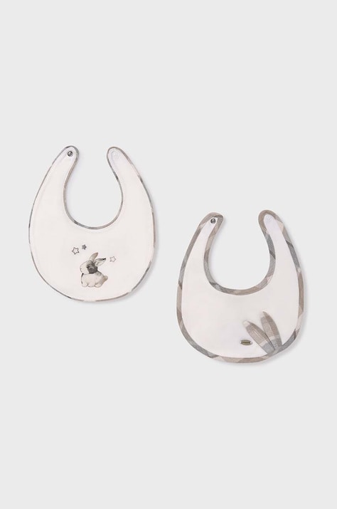 Mayoral Newborn śliniak niemowlęcy 2-pack 9485