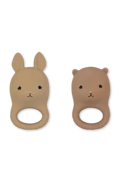 Grizala za dojenčke Konges Sløjd 2 PACK TEETHERS 2-pack KS3354