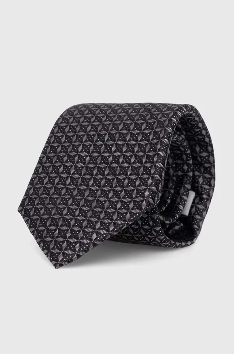 Шовковий галстук Michael Kors колір чорний