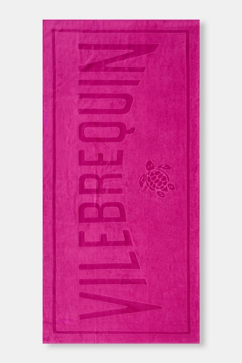 Vilebrequin asciugamano da spiaggia in cotone SAND rosa SANC1200