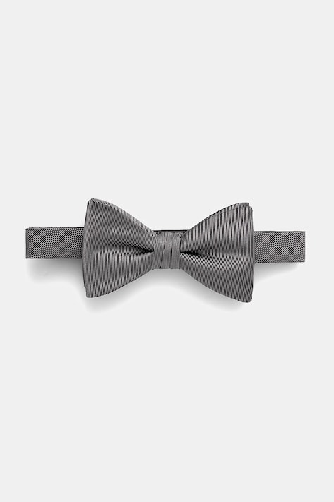 HUGO papion de matase culoarea gri, 50520667