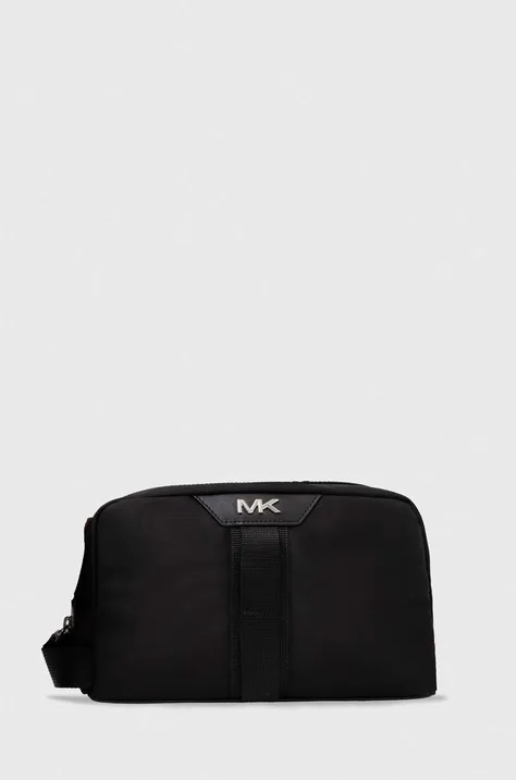Kozmetična torbica Michael Kors črna barva, 33T4LBNV1B