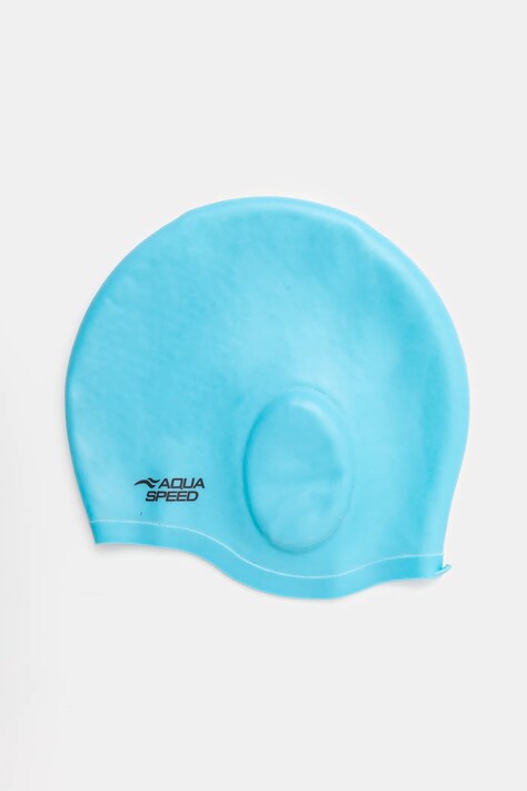 Шапочка для плавания Aqua Speed цвет чёрный EAR.CAP.
