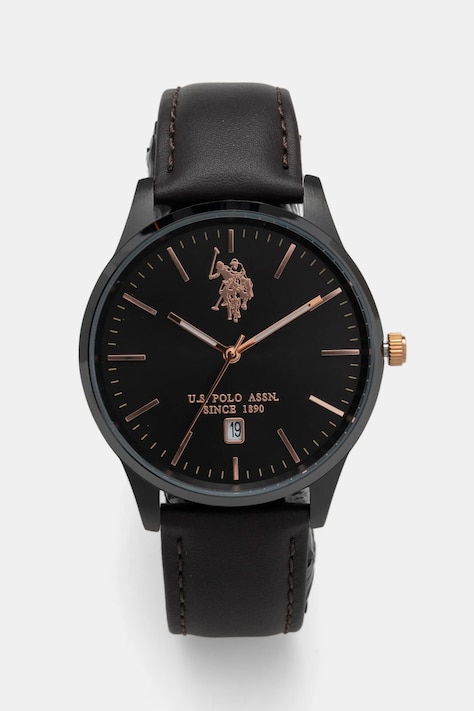 Годинник U.S. Polo Assn. OWEN чоловічий колір коричневий USP4943BK