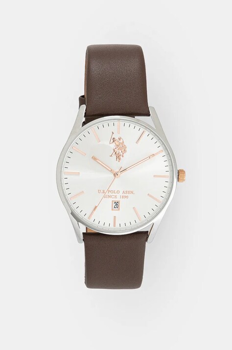 U.S. Polo Assn. zegarek COLIN męski kolor brązowy USP7087RG