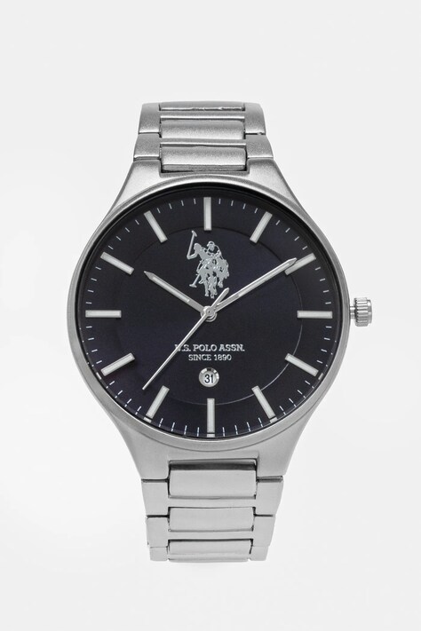 U.S. Polo Assn. zegarek JORDAN męski kolor srebrny USP7181BL