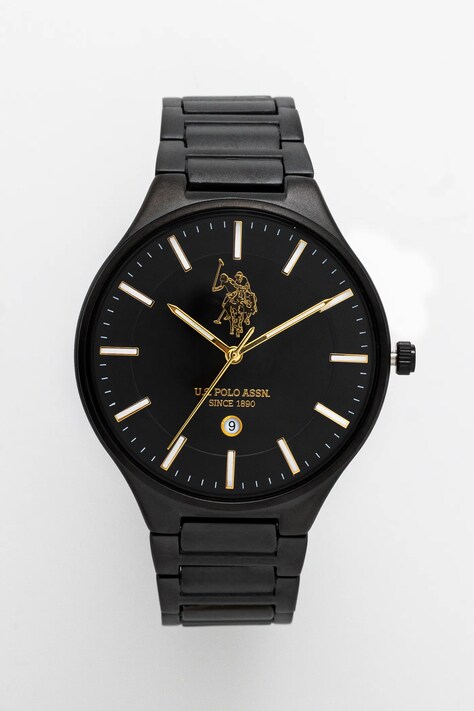 Годинник U.S. Polo Assn. JORDAN чоловічий колір чорний USP7185YG