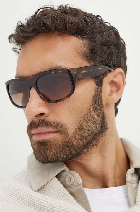 Won Hundred ochelari de soare culoarea maro, 3327-17031