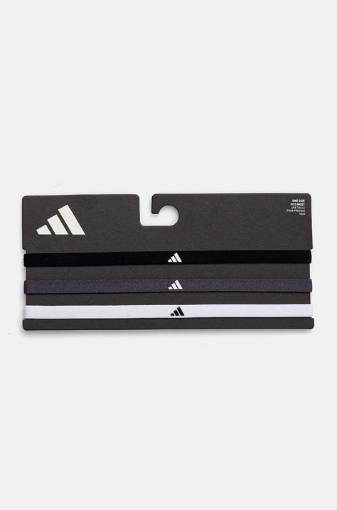 Κορδέλες adidas Performance 3-pack χρώμα: μαύρο, IY7788