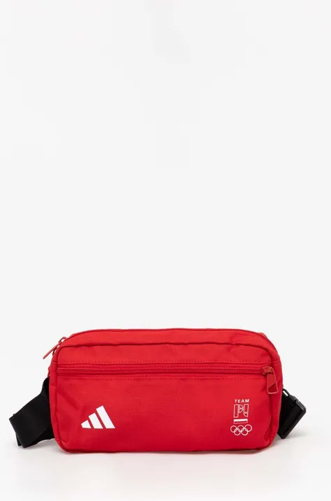 Τσάντα φάκελος adidas Performance Olympic χρώμα: κόκκινο, JF1019