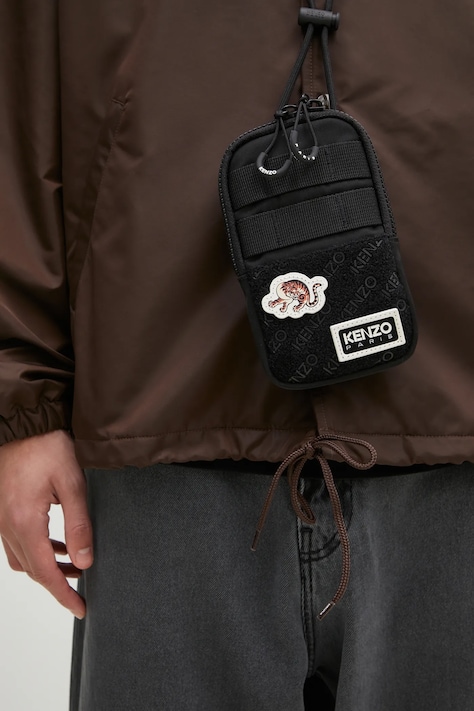 Кейс за телефон Kenzo Phone Holder On Strap в черно FE65PM208F20.99