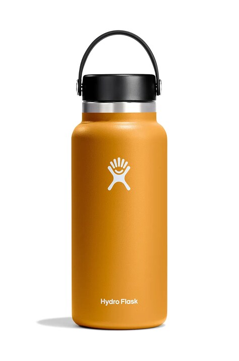 Hydro Flask sticla termica 32 Oz Wide Flex Cap culoarea portocaliu, W32BTS162