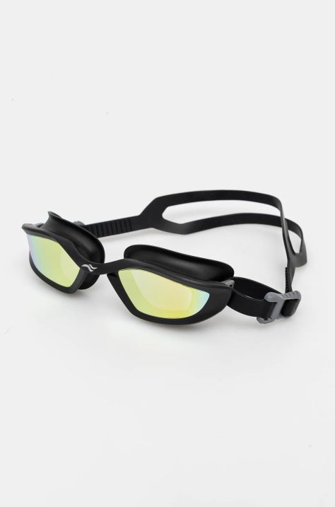 Aqua Speed occhiali da nuoto Raven Mirror colore nero RAVEN