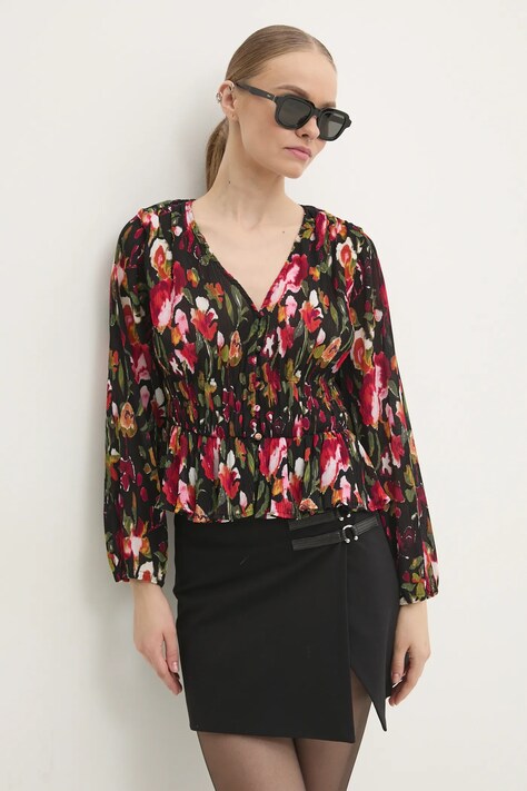 Блузка Desigual KANAZAWA женская цвет чёрный узор 24WWBW09
