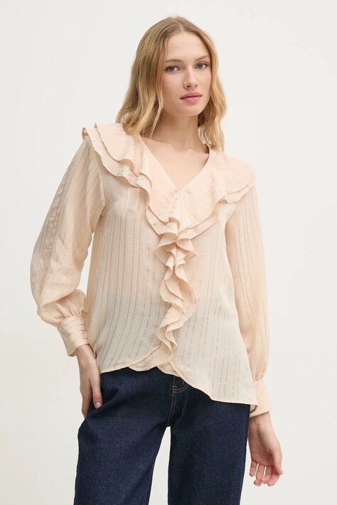 Hoss Intropia bluza femei, culoarea roz, modelator, 6288683