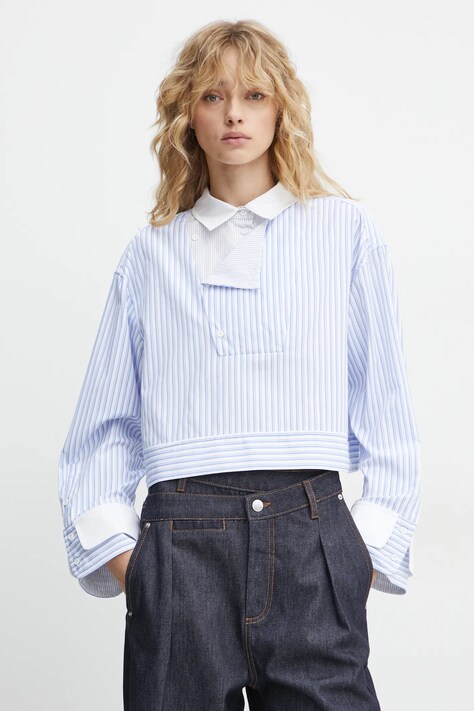 Majica MUNTHE SPACE ženska, bela barva, 244101424424