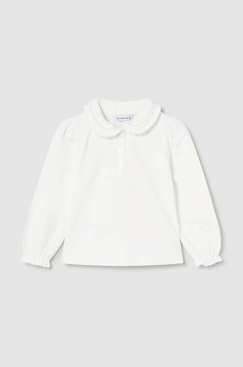 Блузка для младенцев Mayoral цвет бежевый однотонная 104