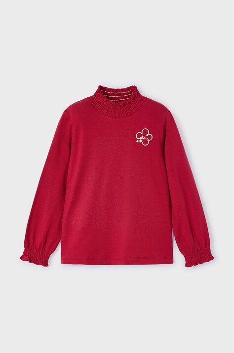 Mayoral bluza copii culoarea rosu, neted, 145