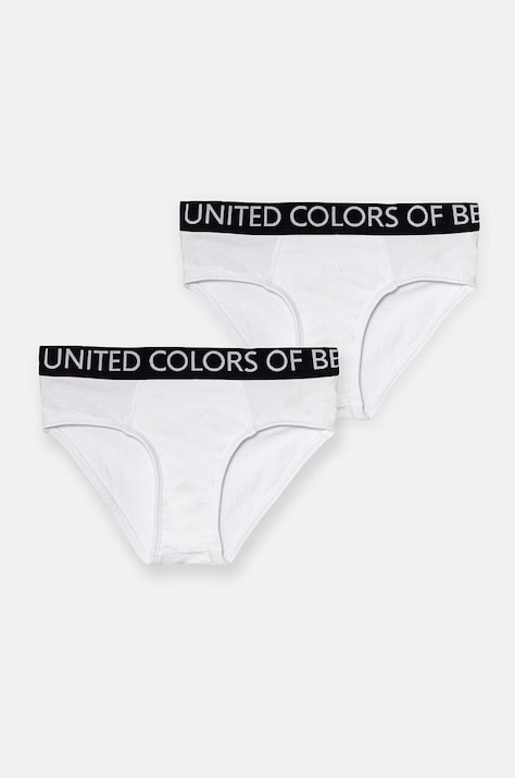 Παιδικά σλιπ United Colors of Benetton χρώμα: άσπρο, 3OP80S484
