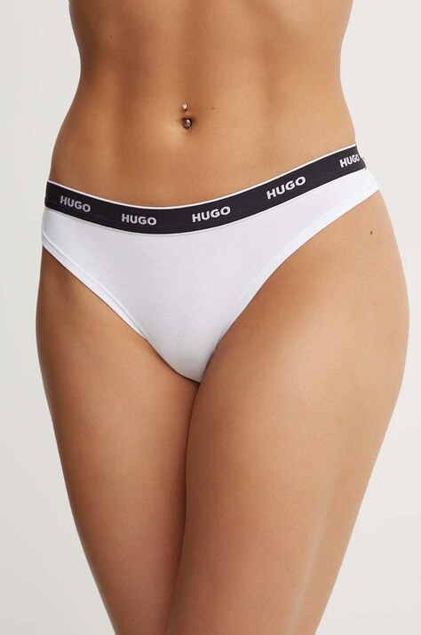 HUGO tanga culoarea alb, 50510622