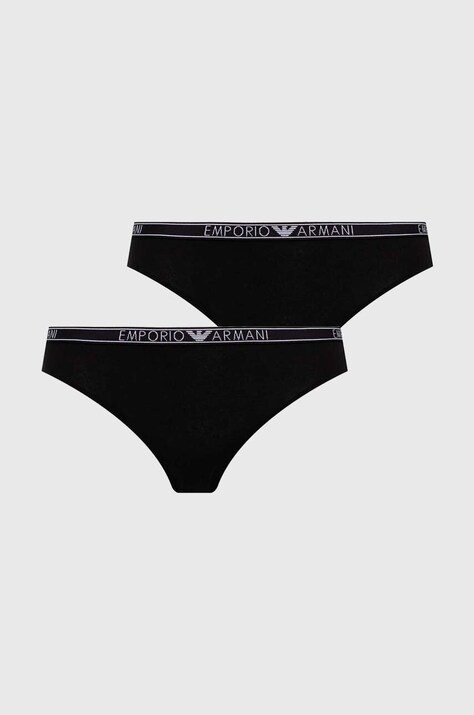 Труси Emporio Armani Underwear 2-pack колір чорний 163334 4F223