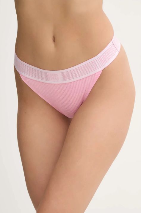 Moschino Underwear stringi kolor różowy A13084423