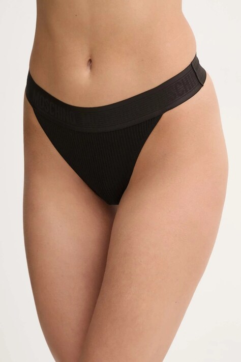 Tanga Moschino Underwear černá barva, A13084423