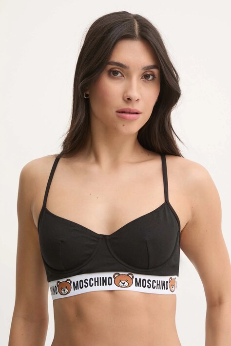 Podprsenka Moschino Underwear černá barva, A14024406