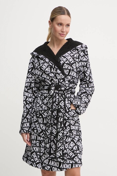 Dkny halat culoarea negru, YI30027