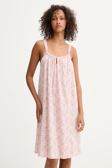 Νυχτικό Lauren Ralph Lauren γυναικείο, χρώμα: ροζ, ILN22353