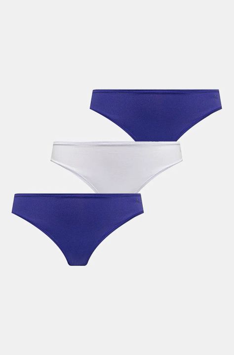 United Colors of Benetton tanga 3-pack culoarea violet, 34FS1S01T