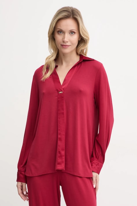 Pyžamové tričko United Colors of Benetton vínová barva, 3ZEW3M007