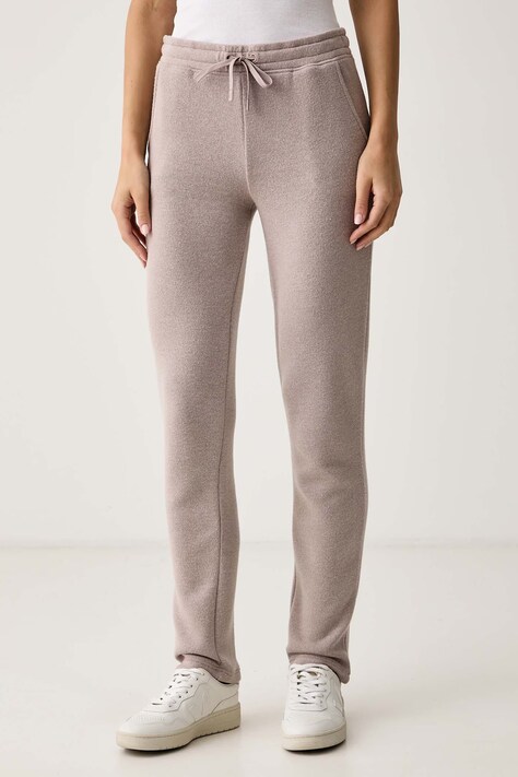 Chantelle Pantaloni de loungewear pentru femei cu vâscoză bej regular waist C15WE0