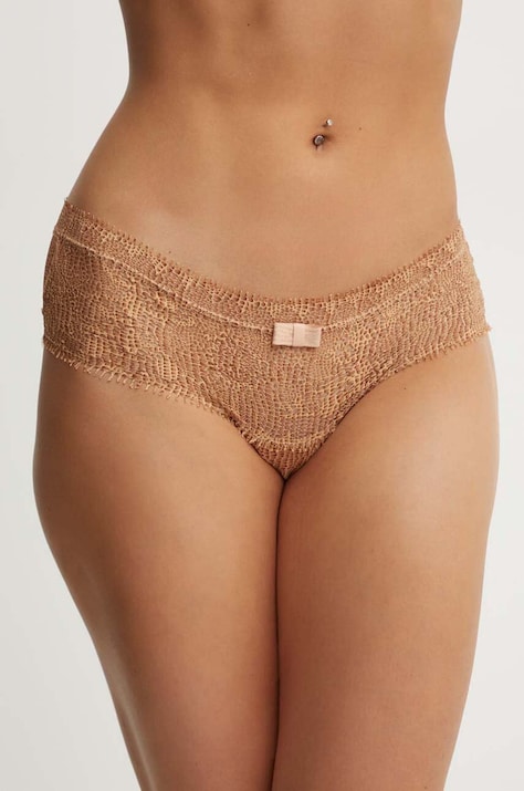 Chantelle chiloti culoarea bej, C15F40