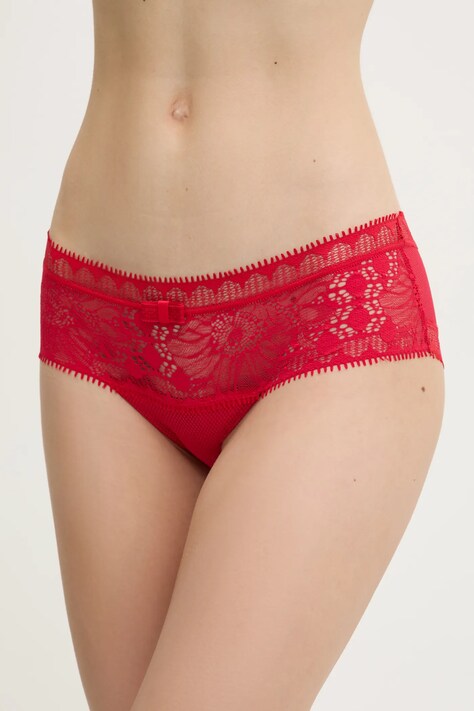 Chantelle chiloti culoarea rosu, C15F40
