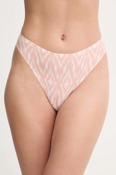 Chantelle tanga culoarea roz, C11D90