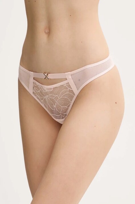 Chantelle chiloti brazilieni culoarea roz, C01AG0