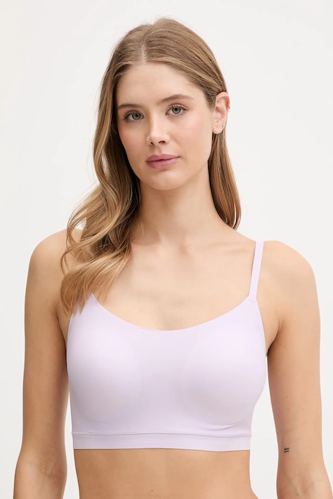 Chantelle biustonosz kolor fioletowy gładki C16A20