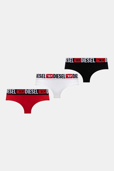 Стринги Diesel UFST-STARS-THREEPACK 3-pack колір чорний 00SE0K.0NJAP