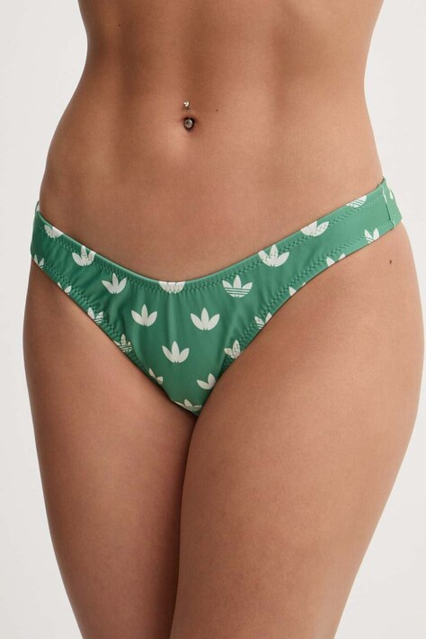 Plavkové kalhotky adidas Originals zelená barva, IY1558