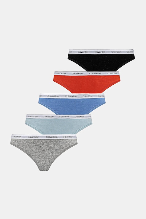 Calvin Klein Underwear perizoma pacco da 5 colore grigio 000QD5221E
