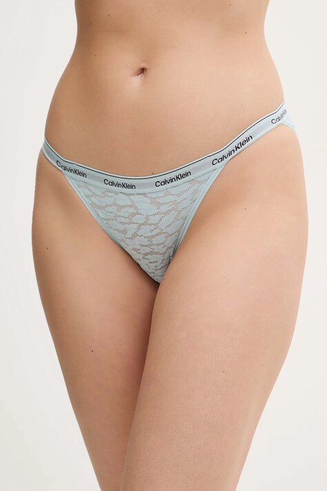 Kalhotky Calvin Klein Underwear tyrkysová barva, 000QD5213E